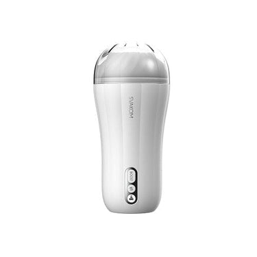 a close up of a white object on a white background